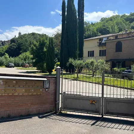 公寓 Loft Vicolo Di Vallepiatta 2 Min Piazza Del Campo Con Parcheggio