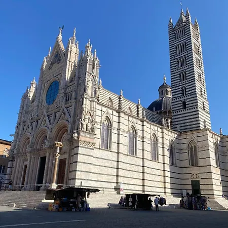 Loft Vicolo Di Vallepiatta 2 Min Piazza Del Campo Con Parcheggio 아파트 *