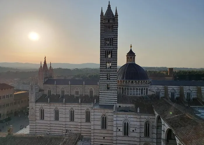 公寓 Loft Vicolo Di Vallepiatta 2 Min Piazza Del Campo Con Parcheggio *